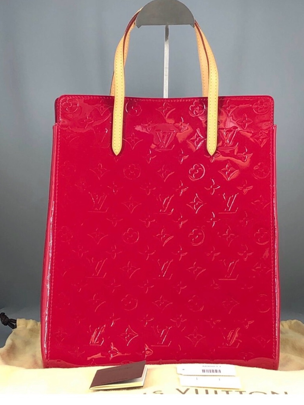 Louis Vuitton Vernis MM Vertical Tote Patent Leather